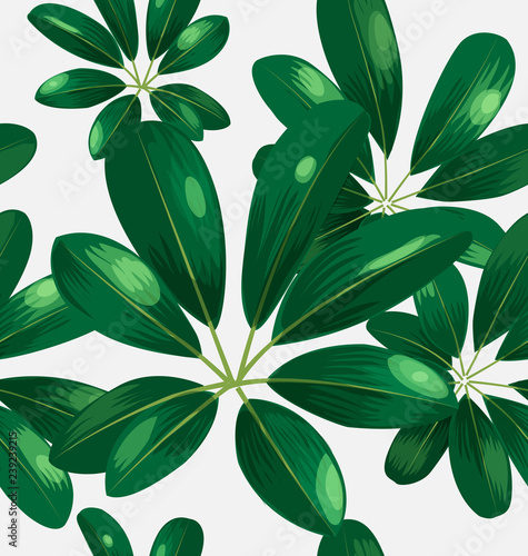 Seamless foliage pattern