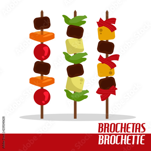 Brochetas/Brochette