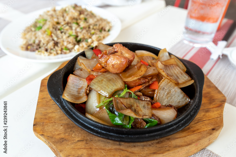 Hong Kong style chicken cuisine Hong Kong style chicken cuisine