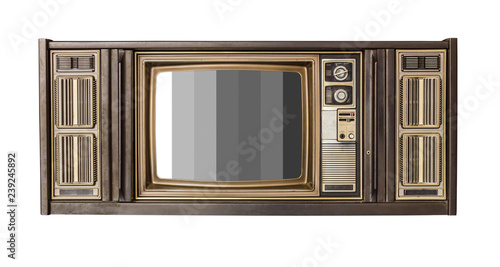 tv with test screen
