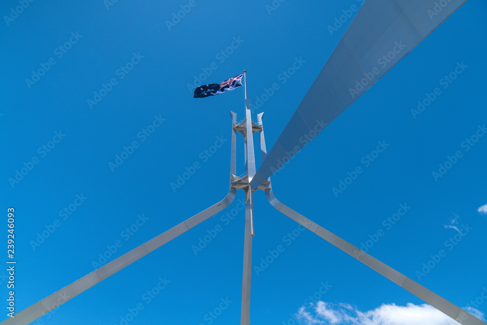 Canberra Parliament House Australian Flag Canberra Parliament House Australian Flag