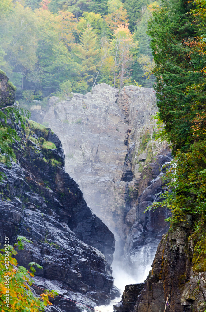 Canyons and waterfalls