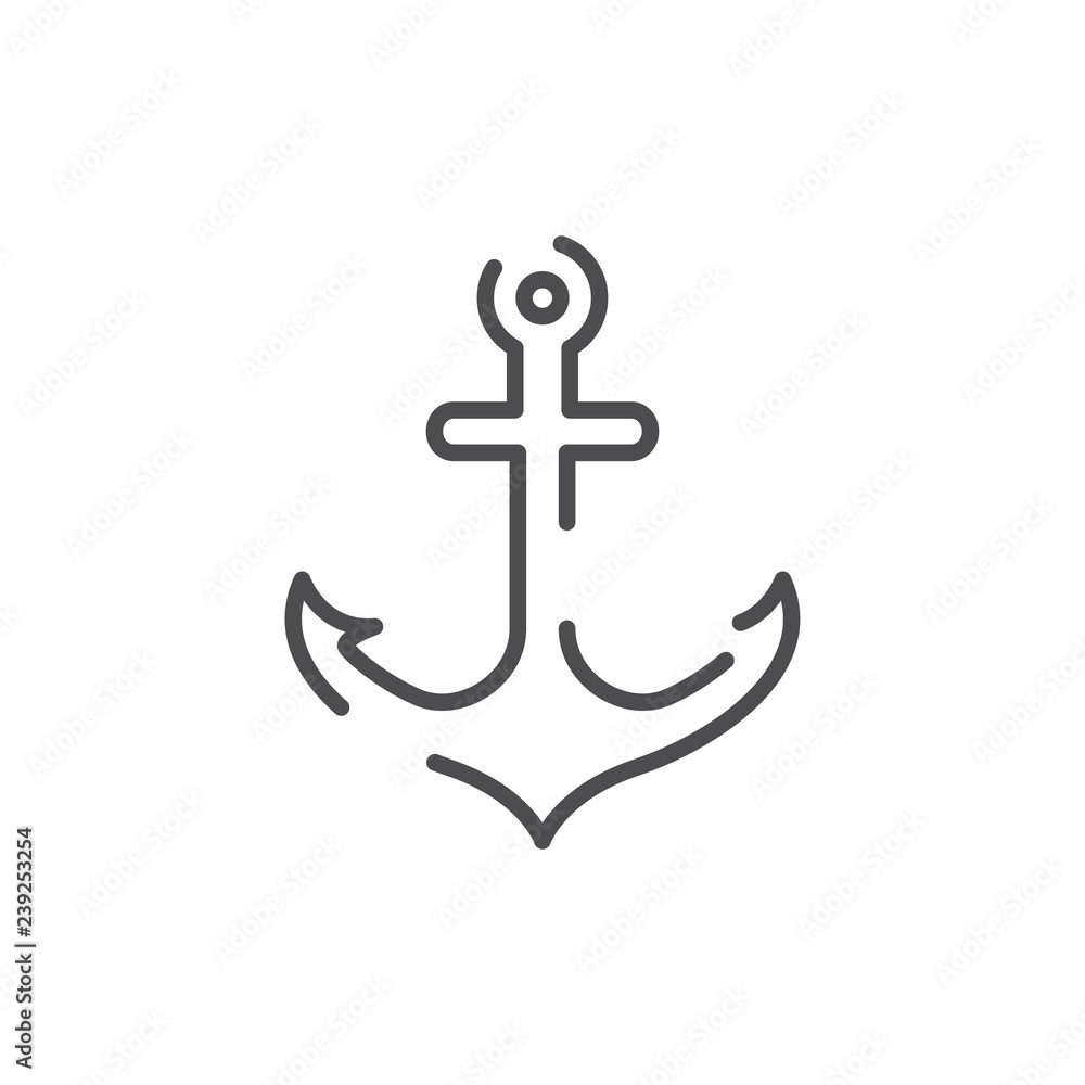 Anchor graphic design template Anchor graphic design template