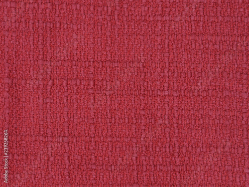 Woven Red Acrylic Fabric Up Close