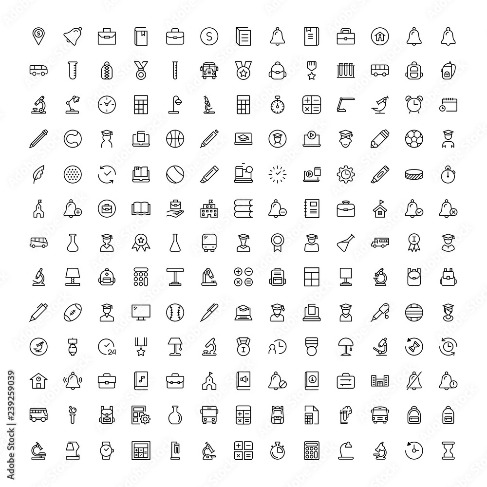 Flat icon set Flat icon set