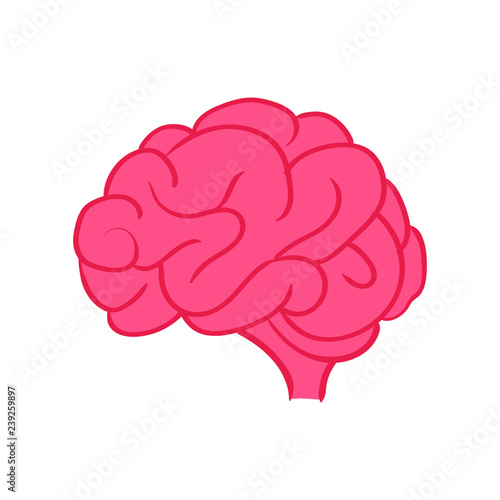 creative icon brain symbol design