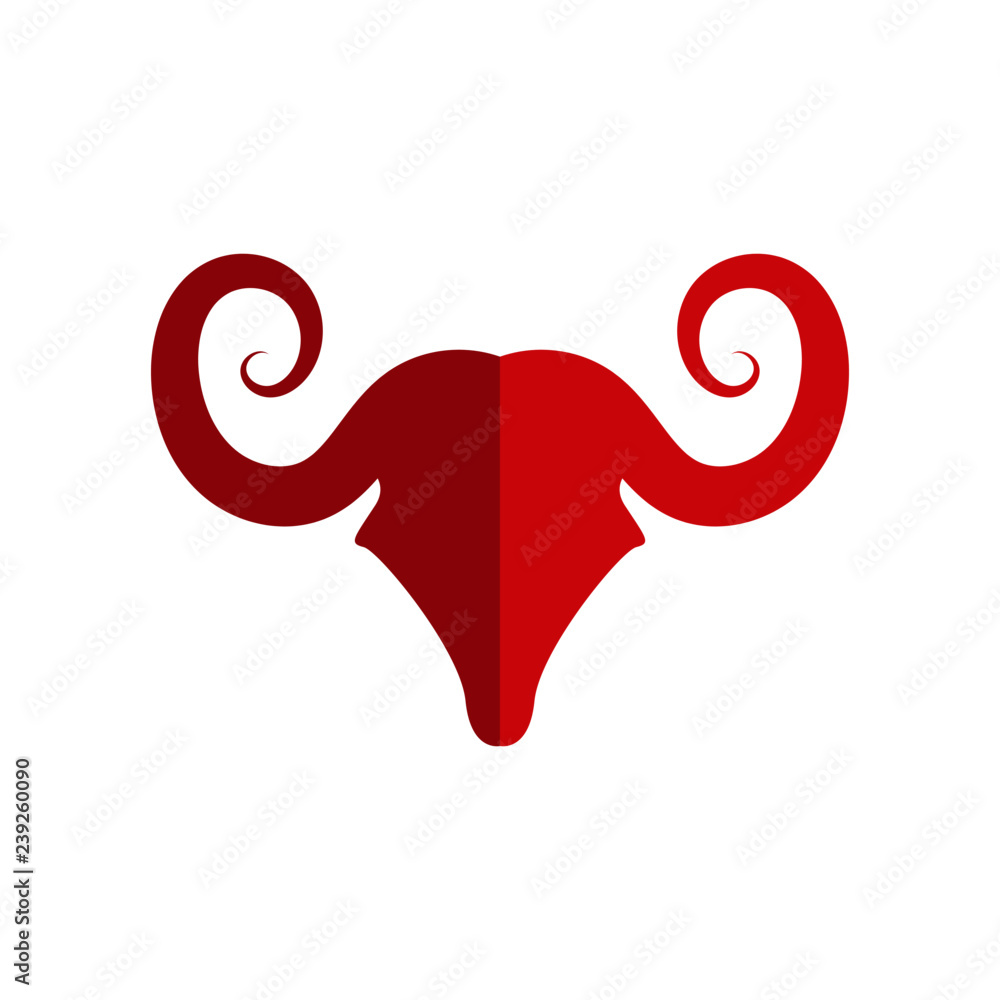 Simple Unique bull Icon Symbol Logo For Business Simple Unique bull Icon Symbol Logo For Business