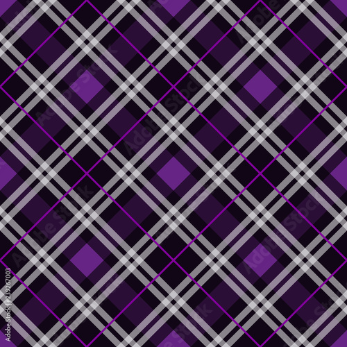 Tartan pattern,Scottish traditional fabric seamless. Purple and Ultra Violet on purple background,Pantone Style.