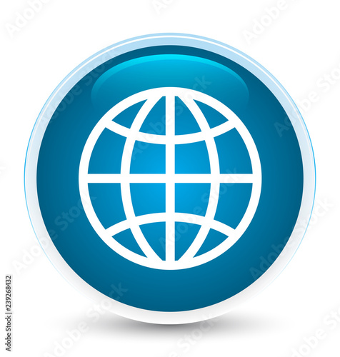 World icon special prime blue round button