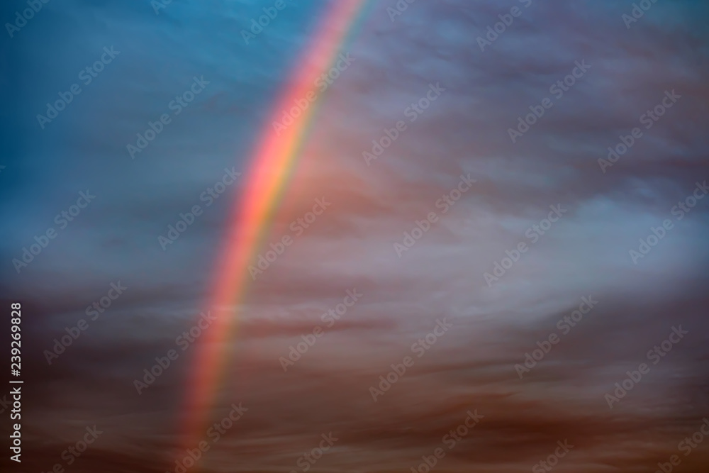 image of a rainbow in the sky