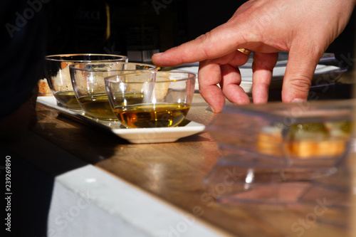 Принти на полотні Señalar diferentes tipos de aceite de oliva
