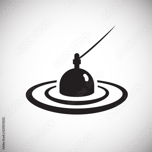 Floater icon on white background for graphic and web design, Modern simple vector sign. Internet concept. Trendy symbol for website design web button or mobile app