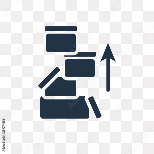 Package vector icon isolated on transparent background, Package  transparency concept can be used web and mobile