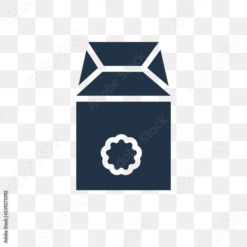 Package vector icon isolated on transparent background, Package  transparency concept can be used web and mobile
