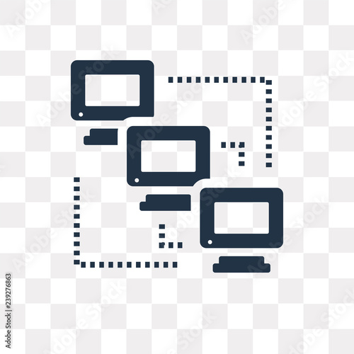 Remote control vector icon isolated on transparent background, Remote control  transparency concept can be used web and mobile