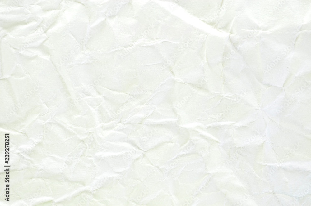 Obraz premium crumpled white paper background or texture