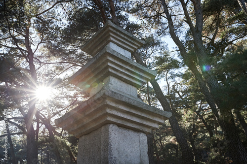Three-story Stone Pagoda in Gyeongju. © photo_HYANG