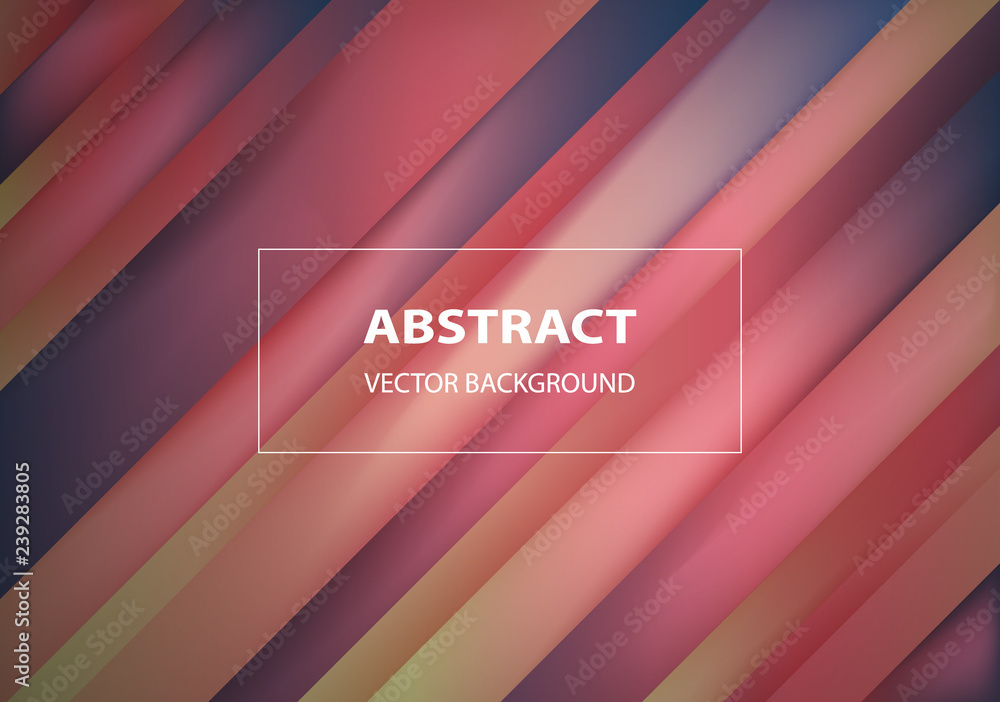Obraz premium Abstract vector background with stripe shapes