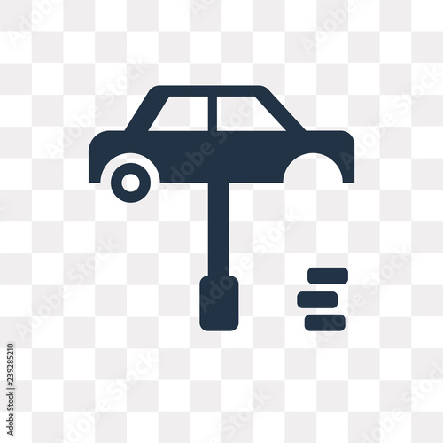 Car tire change vector icon isolated on transparent background, Car tire change  transparency concept can be used web and mobile