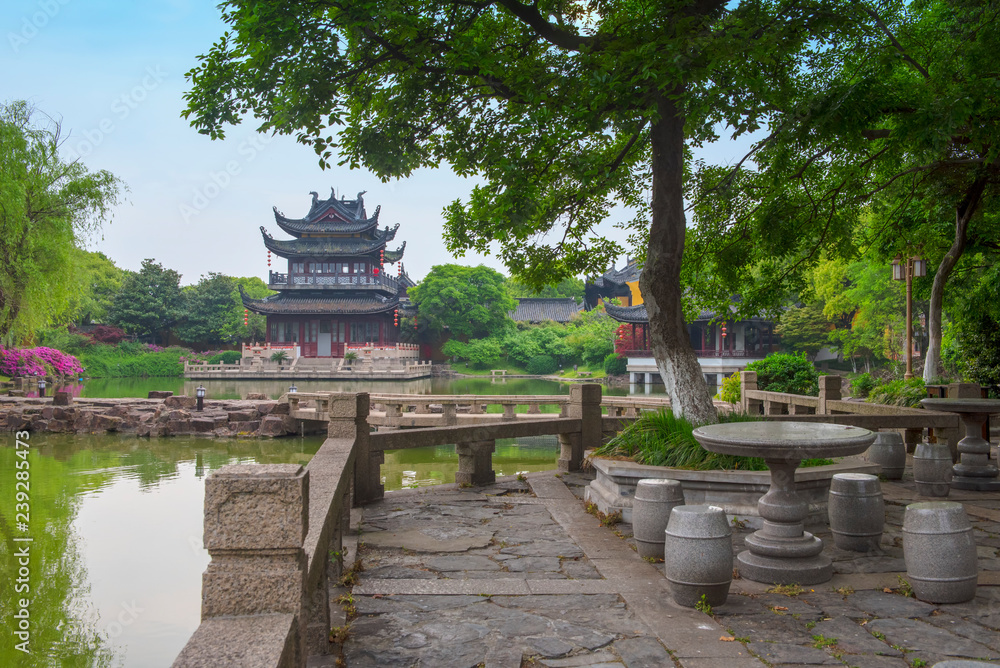Obraz premium Buddhist monastery in zhuangzhou