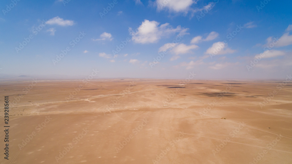 aerial view of desert landscape of the Atacama Region, Chile. you can see the great extent of the desert aerial view of desert landscape of the Atacama Region, Chile. you can see the great extent of the desert