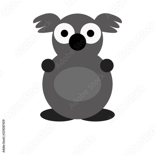 Koala Cute Animal Cartoon Character For Kids