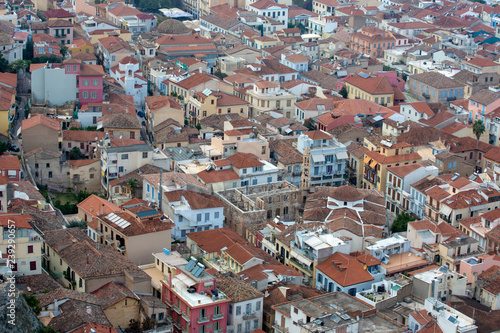 Nafplio city in Greece. View to old city of Nafplio, Peloponnese, Greece -Immagine