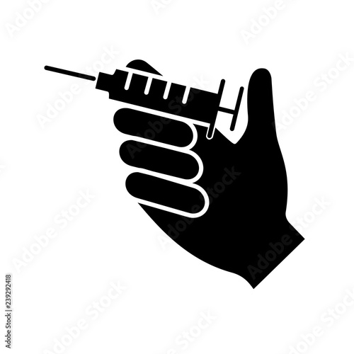 Injection glyph icon