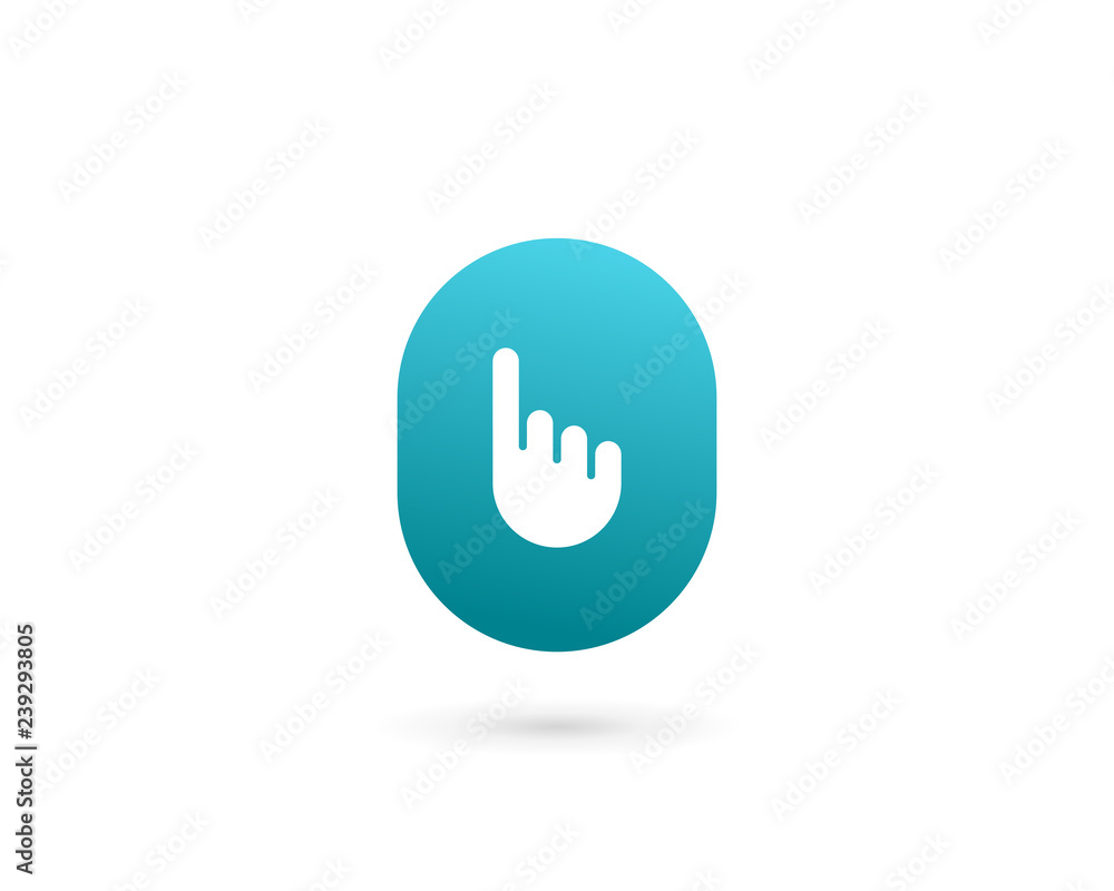 Letter O number 0 hand logo icon design template elements Letter O number 0 hand logo icon design template elements