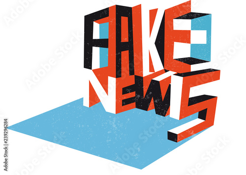 fake news illustration concept