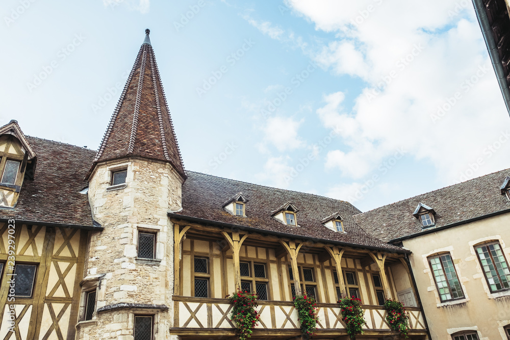 Architecture de Beaune, Bourgogne, France Architecture de Beaune, Bourgogne, France
