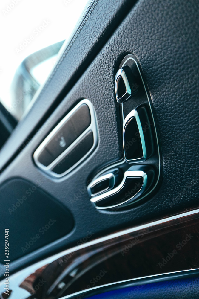 Obraz premium Russia, Moscow - December 12, 2017. Luxury car interior.