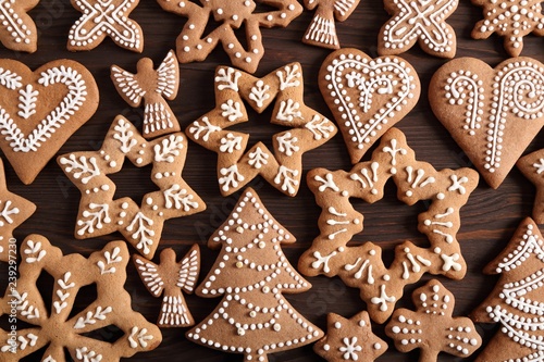 Gingerbread cookies.