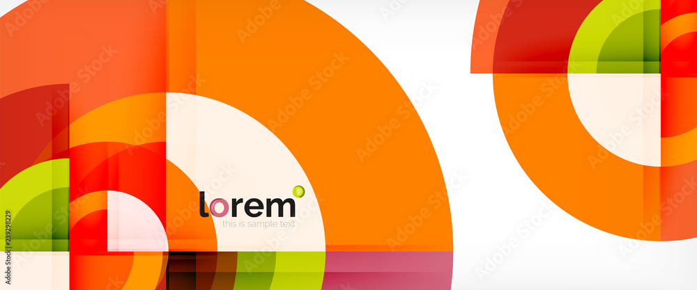 Multicolored round shapes abstract background Multicolored round shapes abstract background