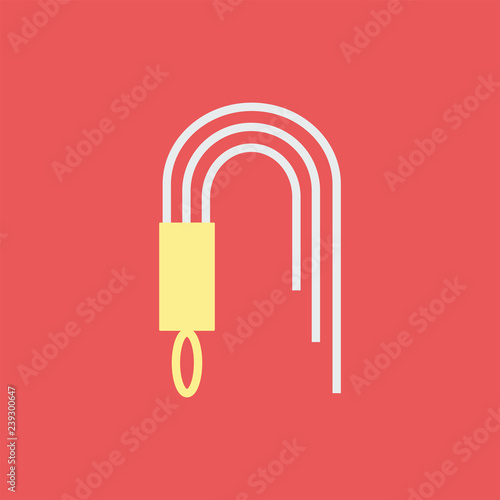 Silhouette icon whip