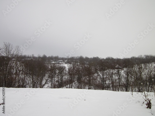 Ukrainian village in winter © Богдан Андрущак