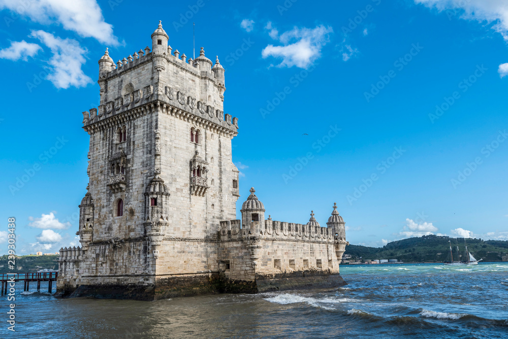 The Belem tower and the Tagus river