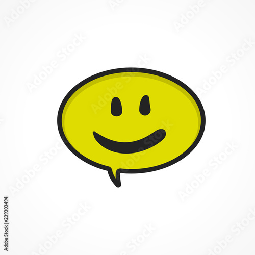 bulle dialogue, smiley