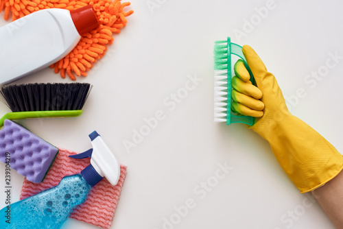 Keep cleaning. Brush bottle attacked other items isolated