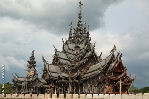 Sanctuary of Truth - wooden temple in Pattaya, Thailand