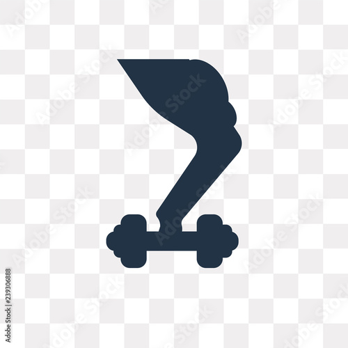 Weight vector icon isolated on transparent background, Weight  transparency concept can be used web and mobile