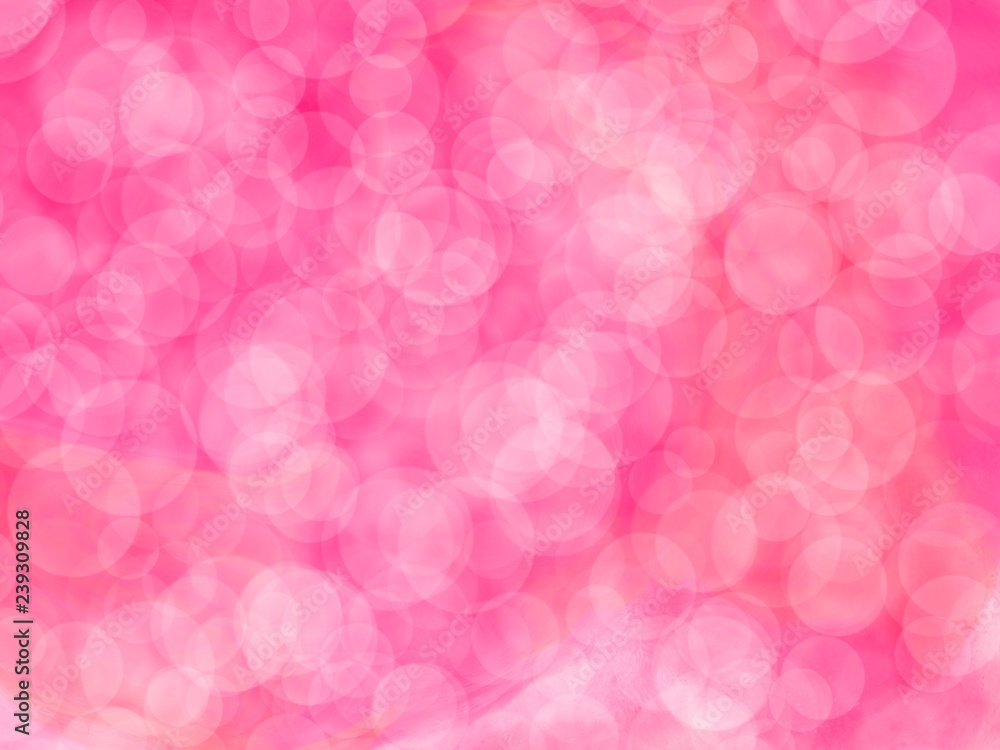 Pink and red bokeh background
