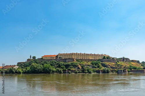 Novi Sad, Serbia May 27, 2018: Petrovaradin fortress in Novi Sad.