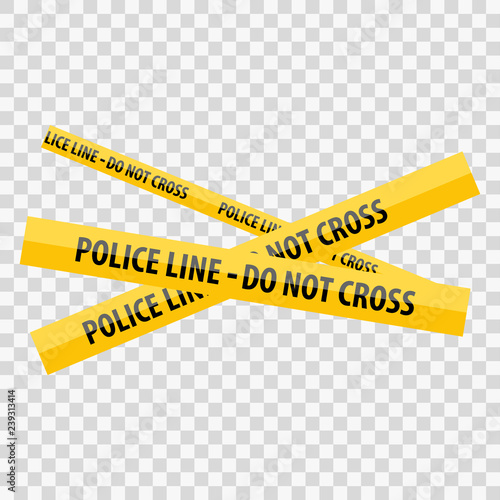 Yellow Police Line Do Not Cross