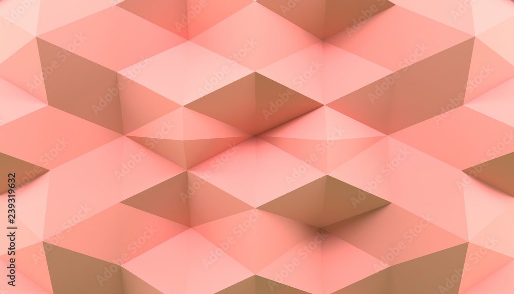 Abstract 3D Rendering Pink Background Abstract 3D Rendering Pink Background