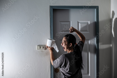 Women Are waiting toilet was unbearable.