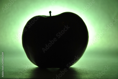 apple on background