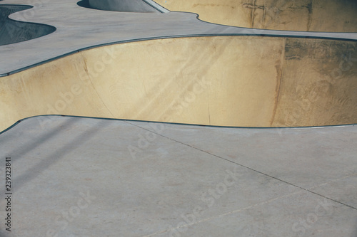 Skate park bowl detail