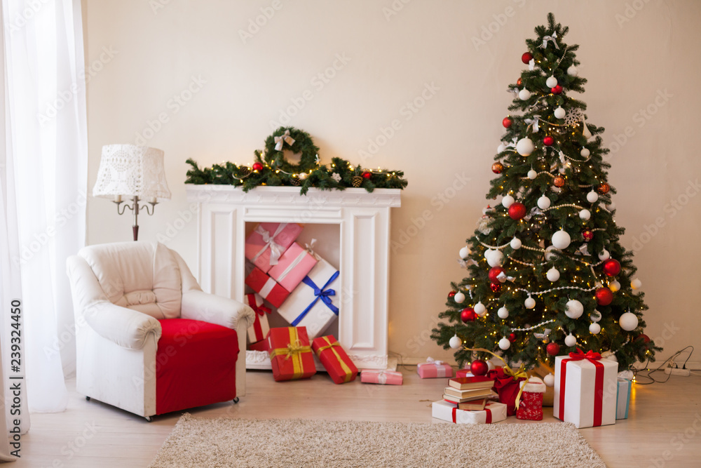 Christmas tree Garland lights new year holiday gifts white home decor Christmas tree Garland lights new year holiday gifts white home decor