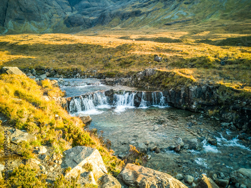 The Fairy Pools in autumn  Glen Brittle  Skye  Scotland